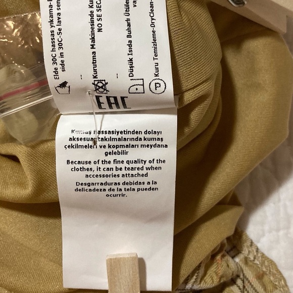 Nocturne Yellow Ruffled  Dress | Size 34 | Chic | Versatile | Unique - Picture 9 of 12